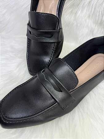 Mocassim Mira Me Detail Black QD