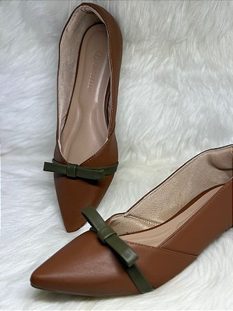 Sapatilha Dr Patricia Portugal Caramelo Verde