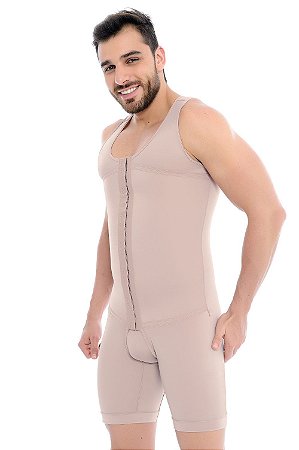 Cinta Masculina Modelador Abdominoplastia Lipoaspiração Lipoescultura Abdômen Costas Pernas