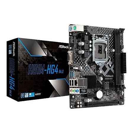 PLACA MAE P/INTEL ASROCK H81M-HG4 R4.0 LGA 1150 MICROATX