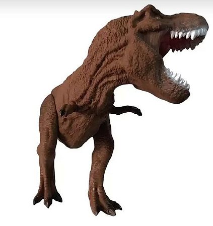 Dinossauro Dinopark T-Rex Som e Articulações - Bee Toys - Zaza Toys