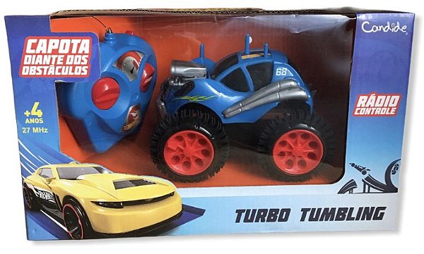 Carrinho Turbo Tinger Controle Remoto Hot Wheels Candide - Loja Zuza  Brinquedos