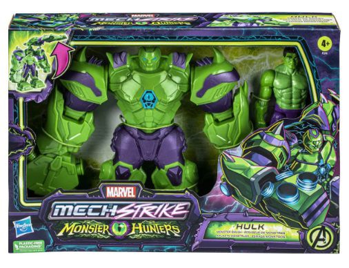 Boneco Mech Strike Monster Hunters - Monster Smash Hulk