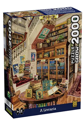 Quebra-Cabeça Puzzle - 2000pcs - A livraria- GROW
