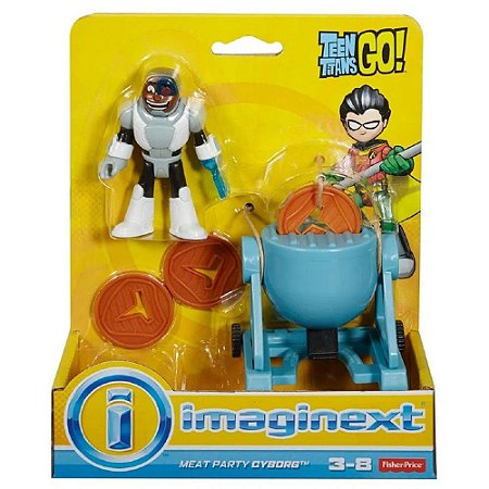 Imaginext Teen Titans - Ciborg - Festa da Comida