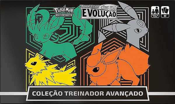 Fichário Para Card Game Pokémon Eevee Evolutions - Zort Games - Zort Games