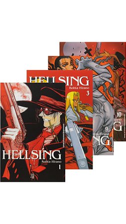 Coleção Mangá Hellsing Volumes 1 a 10