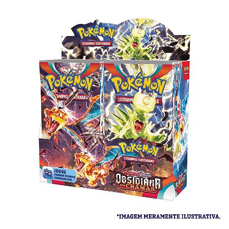 Booster Box Pokémon Card Game Obsidiana em Chamas