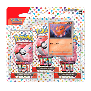 Blister Triplo Pokémon Card Game 151 Charmander