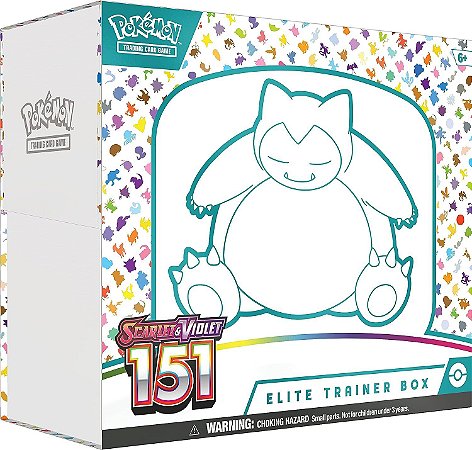 Elite Trainer Box Coleção Treinador Avançado Pokémon Escarlate e Violeta 151