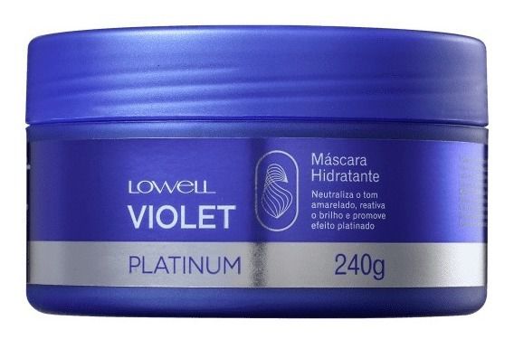 Lowell Violet Platinum Máscara Matizadora Para Cabelos