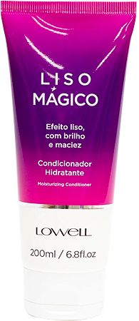 Lowell Liso Mágico Condicionador Hidratante Para Cabelo
