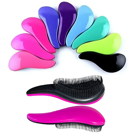 Escova Mágica Para Pentear Cabelo Desembaraçar E Anti Frizz