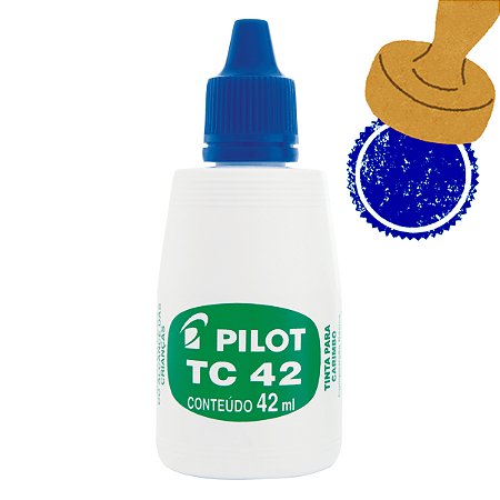 Tinta para Carimbo 42ml PILOT modelo TC 42