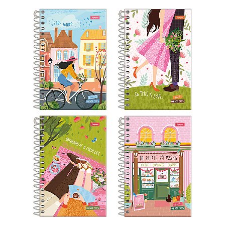 Agenda Compacta 2026 Like It FORONI 100x150mm 160fls Espiral