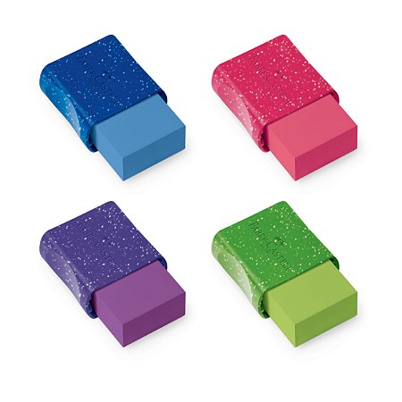 Borracha Escolar Glitz FABER-CASTELL Cinta c/ Glitter