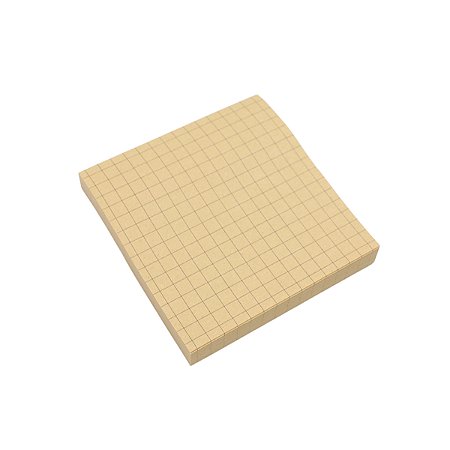 Bloco Adesivo 80fls UNISO 75mmx75mm Stick Notes Kraft Quadriculado