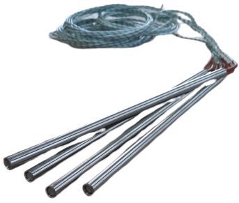 RESISTÊNCIA C/ 3 CARTUCHO Ø10 X 380 MM (800 W - 220V) PARA MORDENTE FABRIMA FLEXIBAG