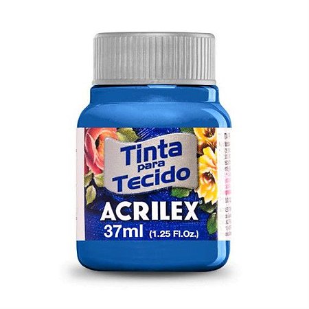 Tinta Para Tecido Fosca Azul Turquesa 37ml Acrilex