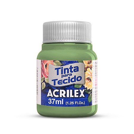 Tinta Para Tecido Fosca Verde Grama 37ml Acrilex