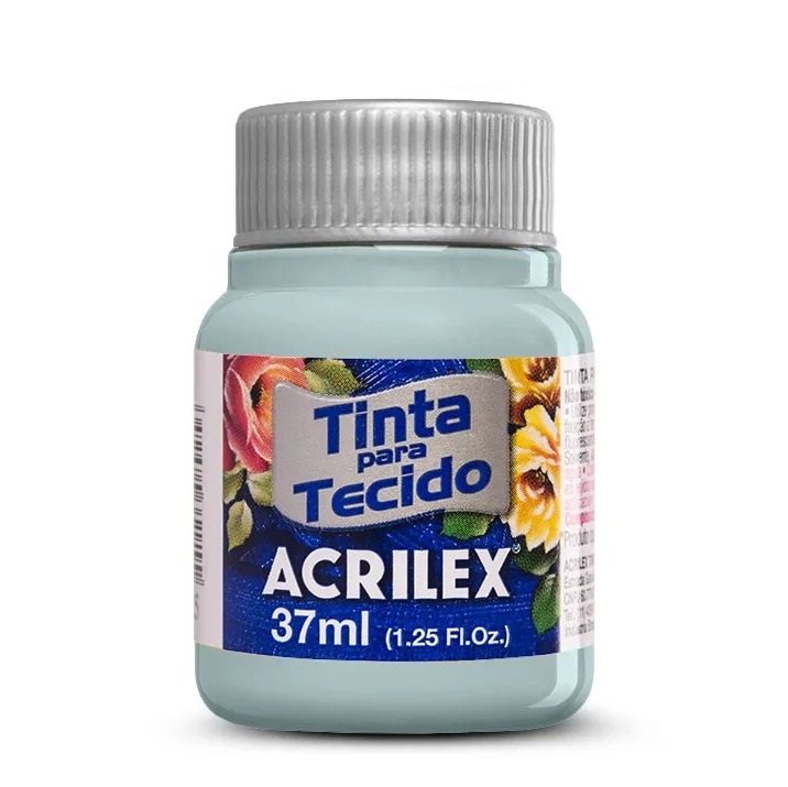 Tinta Para Tecido Fosca Azul Soft 37ml Acrilex