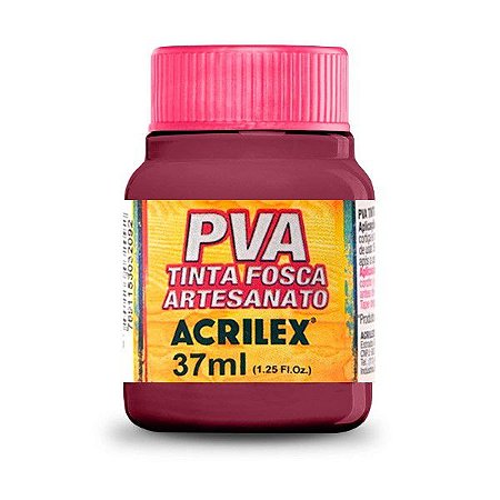 Tinta Pva Fosca Vinho 37ml Acrilex