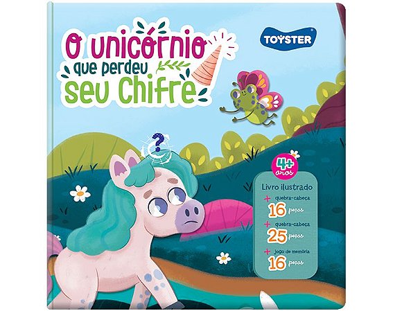 Jogo Quebra Cabeça De Unicórnio 150 Peças Infantil