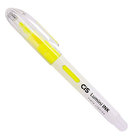 Marca Texto Lumini Ink Amarelo Neon Cis