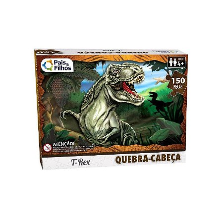 Quebra-cabeça T-rex 150 Peças Pais & Filhos