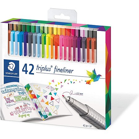 Caneta Triplus Fineliner 0.3mm 42 Cores Staedtler