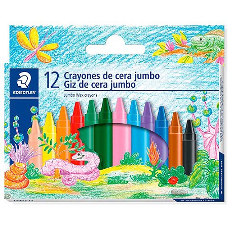 Giz De Cera Jumbo 12 Cores Staedtler