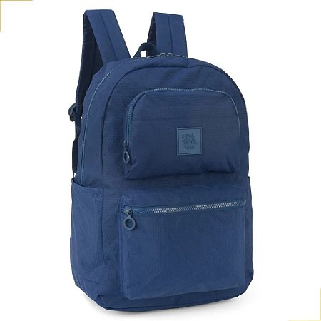 Mochila Escolar Juvenil Crinkle Azul Up4you