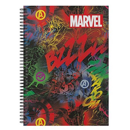 Caderno Colegial Marvel 80 Folhas Culturama