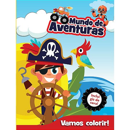 Vamos Colorir O Mundo De Aventuras Dcl