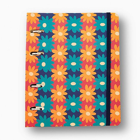 Caderno Criativo Argolado A5 Brisa Floral Cicero