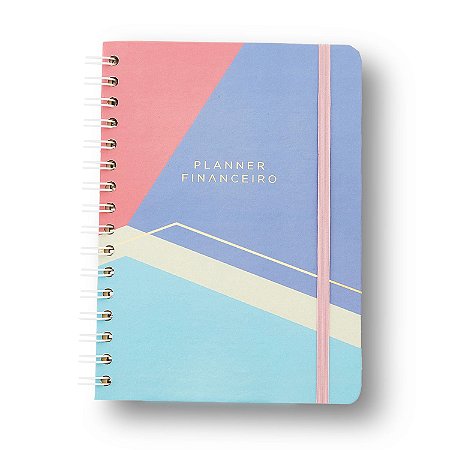 Planner Financeiro Permanente A5 Pastel Blo Cicero