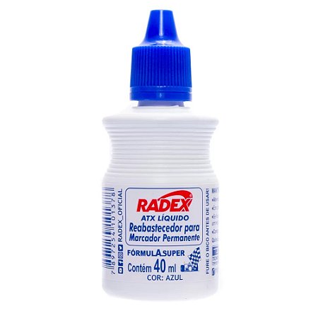 Tinta Para Pincel Atômico Atx 40ml Azul Radex