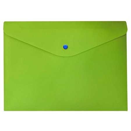 Pasta Envelope C/ Botão Full Color Verde Limão Del