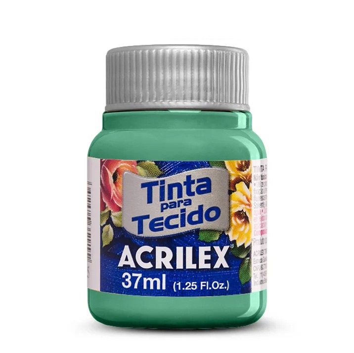 Tinta Para Tecido Fosca Verde Seco 37ml Acrilex