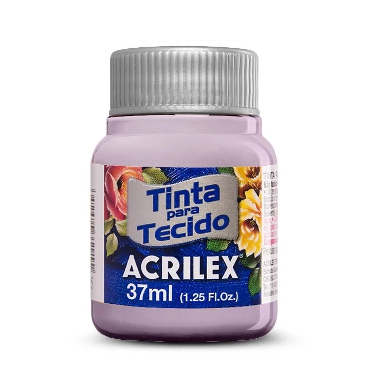 Tinta Para Tecido Fosca Lilás Seco 37ml Acrilex