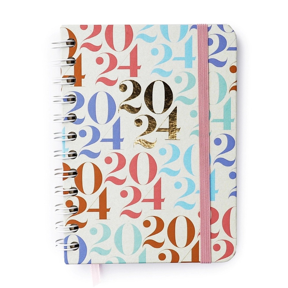 Agenda Planner 2024 Block Sport Pastel Cicero