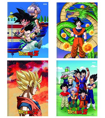 Caderno de Desenho Dragon Ball Goku - 60 Folhas - São Domingos