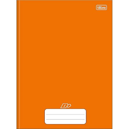 Caderno Brochura Universit D+ Laranja 48f Tilibra