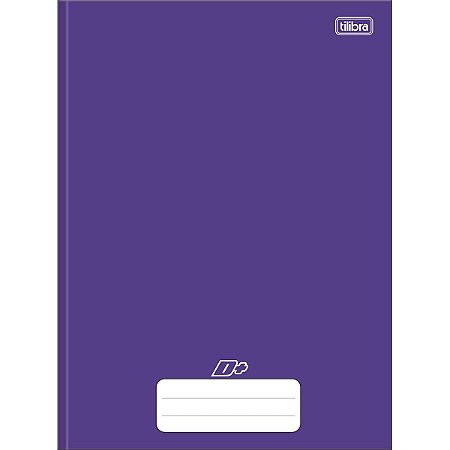 Caderno Brochura Universitário D+ Roxo 96f Tilibra