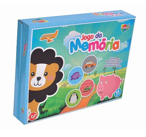 Jogo Da Memória de Insetos Aquarela Brinquedos - Jogos de Memória