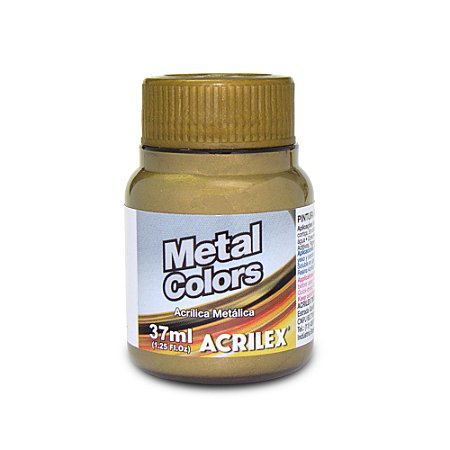 Tinta Acrílica Metálica Bronze 37ml Acrilex