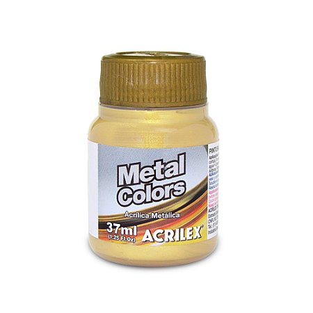 Tinta Acrílica Metálica Ouro 37ml Acrilex