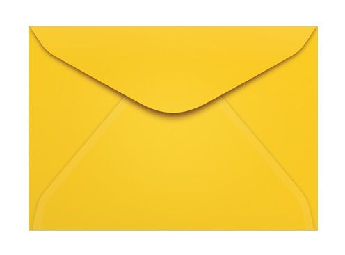 Envelope 114x162mm 80g Amarelo Scrity