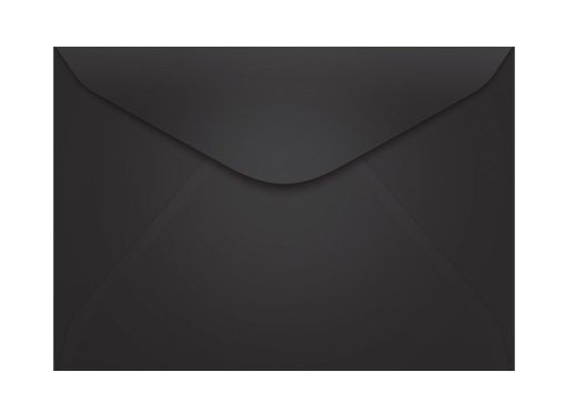 Envelope 114x162mm 80g Preto Scrity