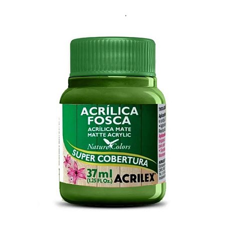 Tinta Acrílica Fosca Verde Grama 37ml Acrilex